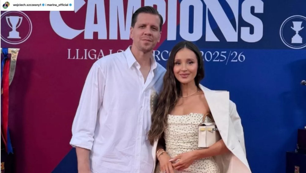 Wojciech Szczęsny i Marina świętowali 10. rocznicę ślubu. Piłkarz podziękował żonie