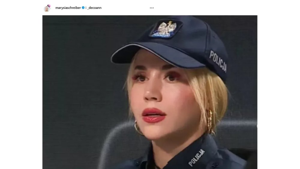 Marianna Schreiber chce zostać… policjantką. Podjęła już pierwsze kroki