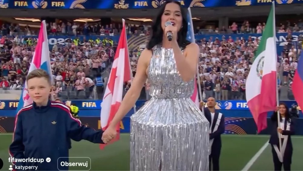 Katy Perry otworzyła mundial w USA. U jej boku wystąpił 10-latek z Norwegii
