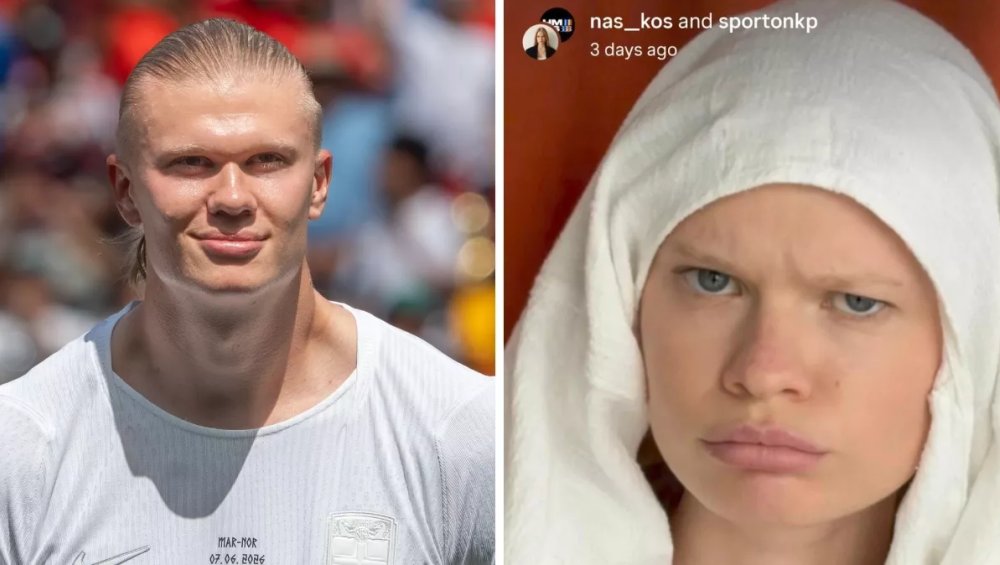 Erling Haaland ma siostrę bliźniaczkę? Modelka stała się viralem przez niezwykłe podobieństwo