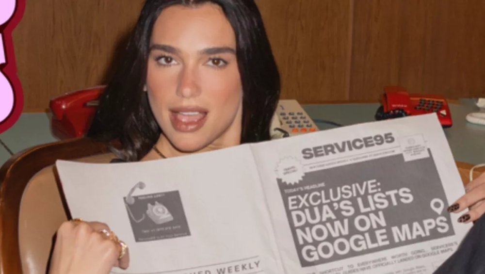 Dua Lipa stworzyła własny… przewodnik po świecie. Znajdziecie go w Google Maps