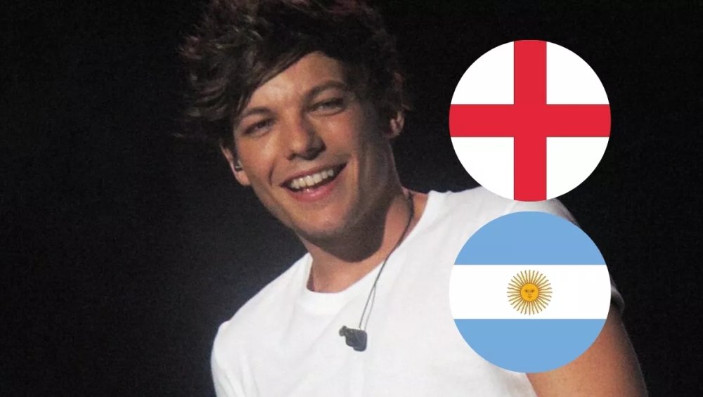 Louis Tomlinson gwiazdą trybun meczu Anglia-Argentyna. Dostał bilet od piłkarza
