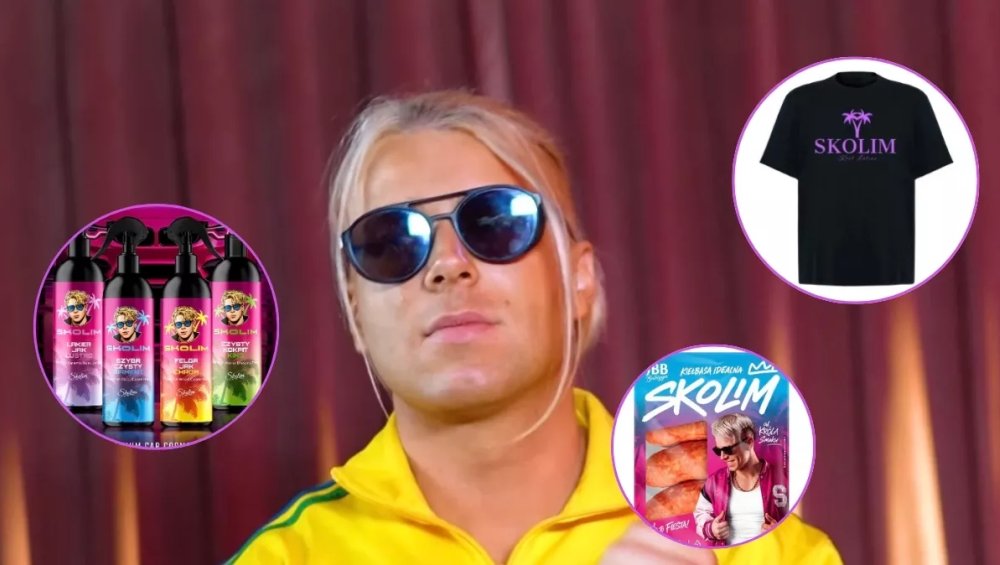 Wszystkie produkty Skolima. Takie gadżety mogą kupić fani wokalisty