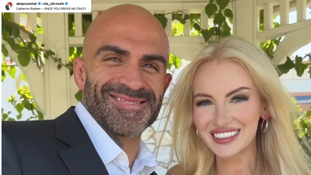 Akop Szostak i Ola Okrzesik wzięli ślub w Las Vegas? Jest nagranie