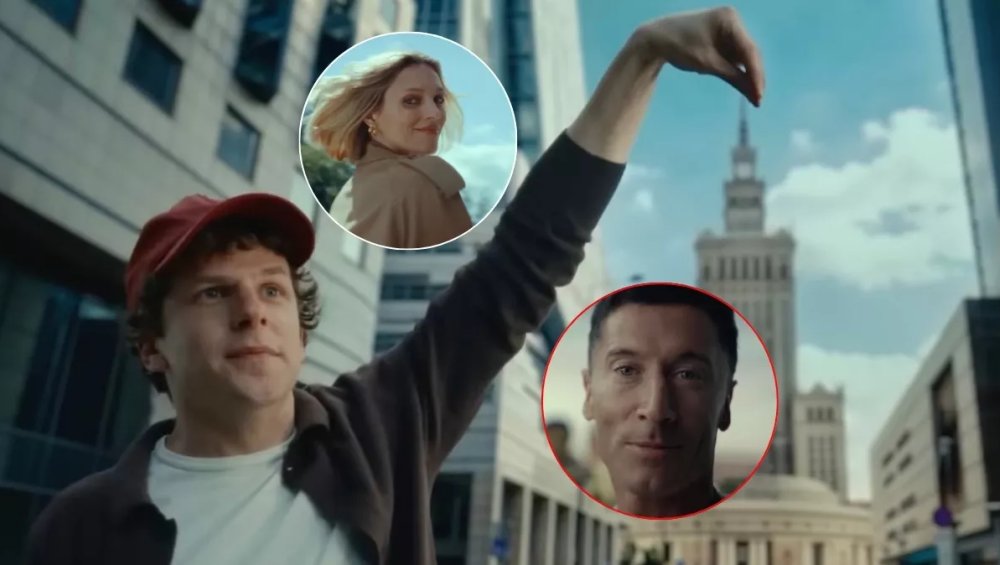 Tak Robert Lewandowski, Jesse Eisenberg i Anja Rubik promują Polskę. Ruszyła międzynarodowa kampania